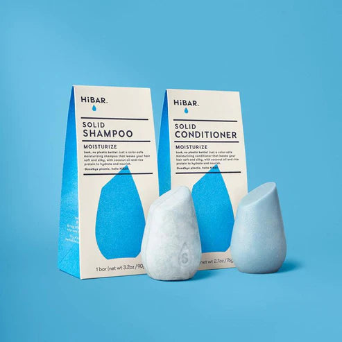 all natural soap-free Moisturize Shampoo Bar and Conditioner Bar