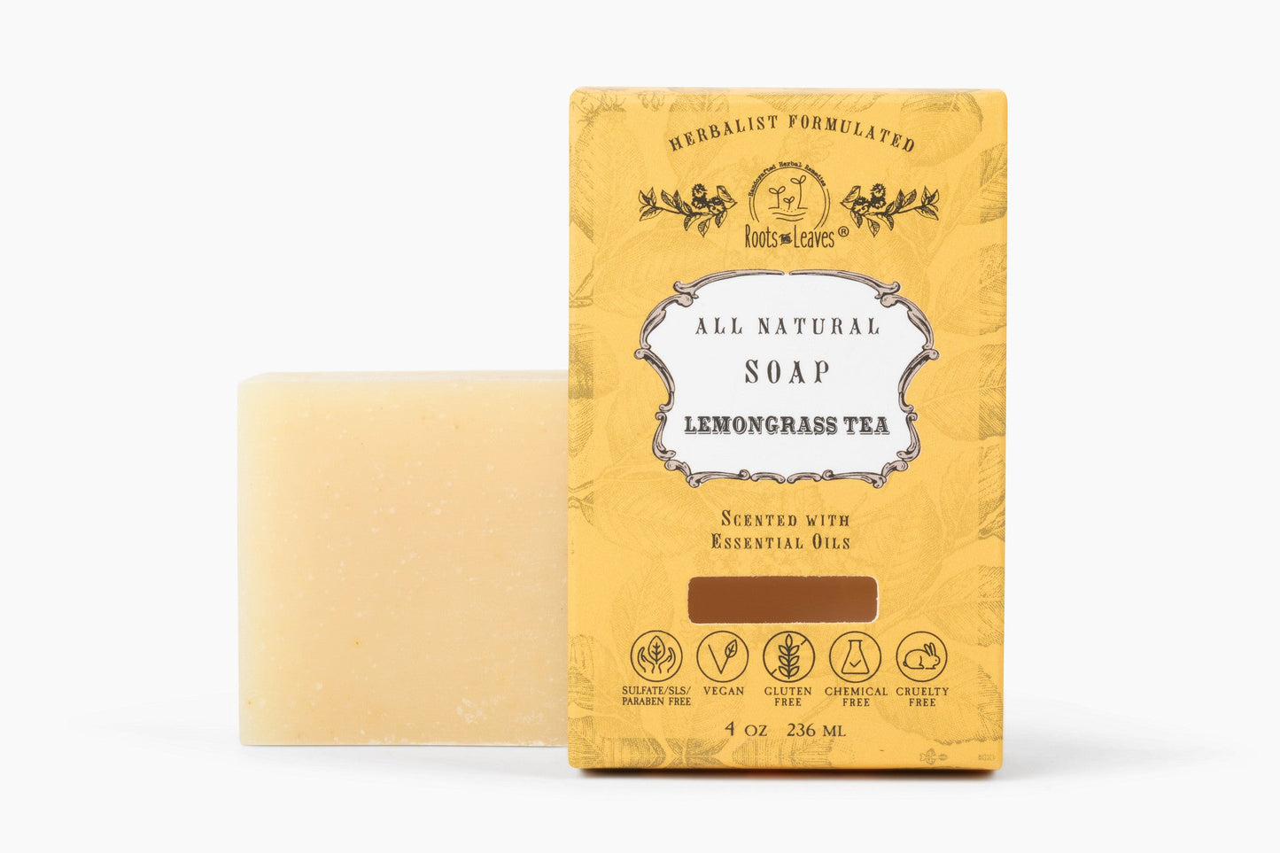 Organic Lemongrass Tea Bar Soap