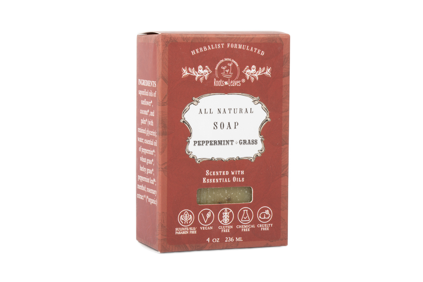 Organic Peppermint Bar Soap