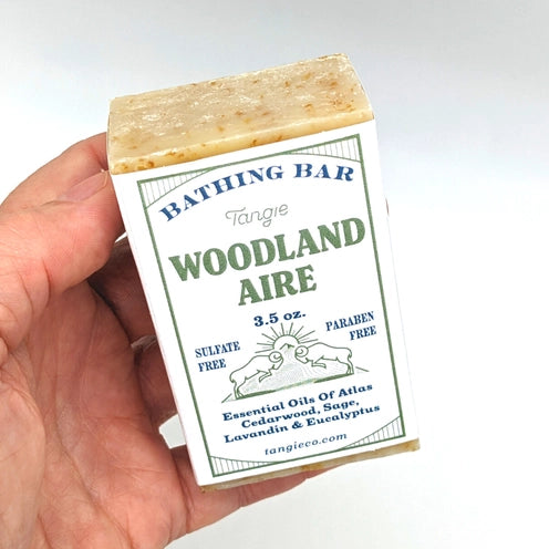 All natural Woodland Aire, Bathing Bar front cover