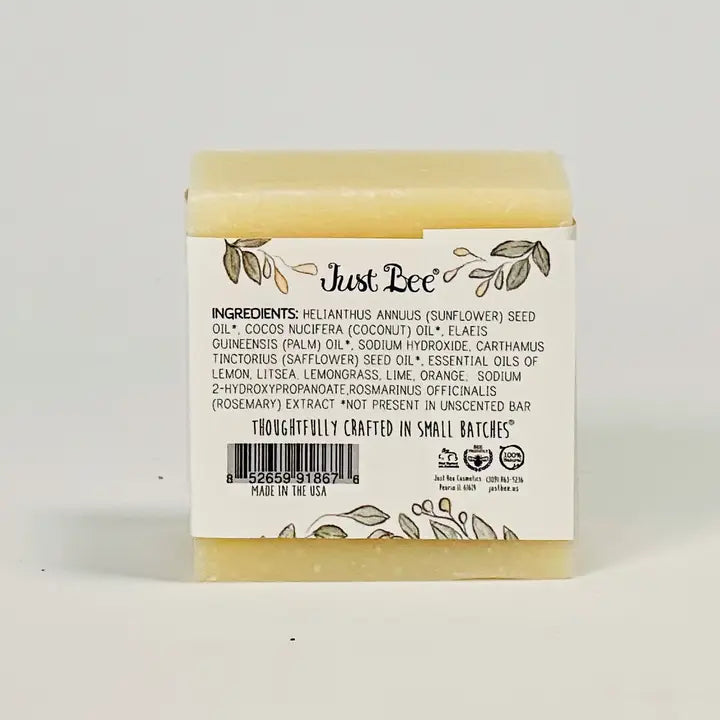 organic Dish Soap Bar back