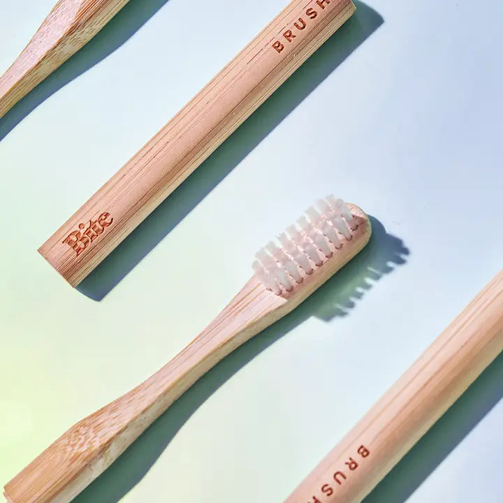 Bamboo Toothbrush split