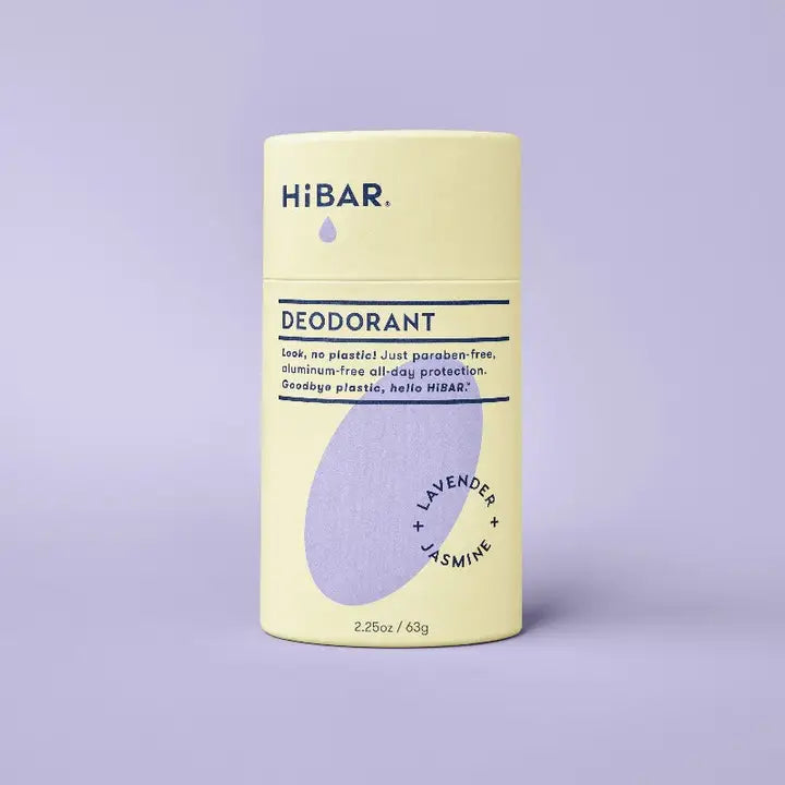 Organic HiBAR Lavender + Jasmine Deodorant front